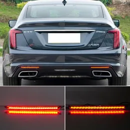 Carro led lâmpadas de pára-choque traseiro para cadillac CT-5 2019-2023 luz de freio sinal de volta refletor de backup lâmpada luzes traseiras nevoeiro