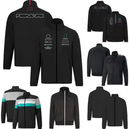 2023 NY F1 ZIPPER JACKE Formel 1 Team Racing fans överdimensionerade luvtröja Sweatshirt Spring and Autumn Men modebilar huvtröjor202h