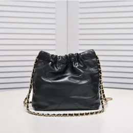 Bolsa de luxo bolsa crossbody designer 22 saco de lixo mini saco de corrente de pérola com bolsa pequena moda tendência bolsa de compras feminina atacado