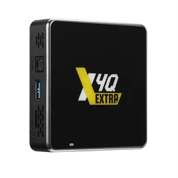 UGOOS X4Q Extra S905x4-J 4G 128G Smart Android 11 TV Box LPDDR4 2.4G/5G WiFi 1000M SPDIF B-T SET Pole górne