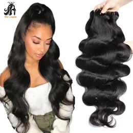 Hair Bulks Body Wave Bundles Menschliches Brasilianisches 1 2 3 4 Stück Menge Natürliche Farbe 8 30 Zoll 230920