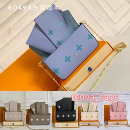 Tasarımcı Çanta lüks zincir çanta kadın omuz çantası yüksek kaliteli deri kadın moda crossbody çanta 3 adet/set kadın debriyaj klasik kız çanta