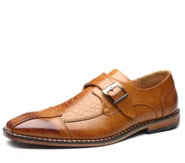 New British Vintage Square Toe Men Leather Shoes Business Suit Formal Dress Flats Loafers Big Size Oxfords Wedding Shoes9788639