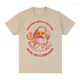 Мужские футболки, футболка с изображением Маркса, марксизм, Энгельс, Ленин, Сталин, винтажная мужская рубашка, футболка, женские топы