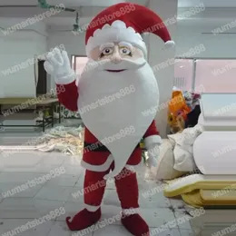 Halloween długa broda Święty Mikołaj Claus Mascot Costum