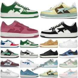 Scarpe casual di lusso Apes Sta low Nigo Bathing uomo donna sneaker firmata triple bianco ABC como Comics nero blu vernice bordeaux grigio Tokyo moda L23