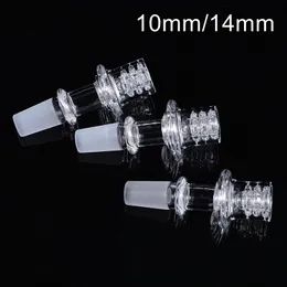 卸売ダイヤモンドノットバンガーエニール喫煙アクセサリー3mm厚さ10mm 14mmガラスバンガーネイル用男性ジョイント