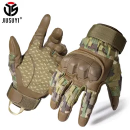 Cinco Dedos Luvas Homens Tático Militar Dedo Completo Hard Shell Protetor Touch Screen Exército Tiro Equitação Ao Ar Livre Caça Pesca Mittens 230921