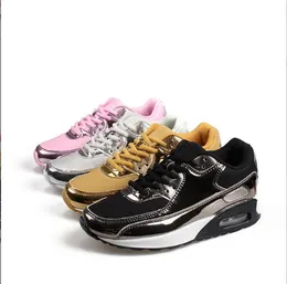 Specchi moda oro unisex sneakers casual piattaforma scarpe sportive da corsa uomo antiscivolo scarpe da ginnastica da donna taglia grande 36-47 stivali per ragazzi scarpe eleganti da festa