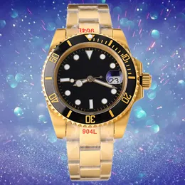 여성을위한 시계 자동 기계식 시계 41mm 풀 스테인레스 스틸로 빛나는 방수 방수 핑크 버클 남성 시계 커플 스타일 클래식 Moissanite Watch