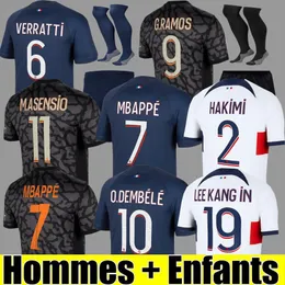 3XL 4XL O.DEMBELE BARCOLA 23 24 Soccer Jerseys MBAPPE 2023 2024 Football  Shirts HAKIMI ZAIRE EMERY KOLO MUANI G.RAMOS Men Kids Maillot Foot Enfants  Sets Psgs From Ahsi, $2.76