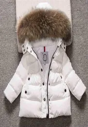 Kids Snowsuit Hooded Boys Winter Coat Snow Wear Down Cotton Thermal children winter Outwear Parkas Fur Collar 413T2285894