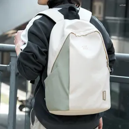 حقيبة ظهر على ظهره أوكسفورد الخفيف الوزن 15.6inch حقيبة كمبيوتر محمول غير رسمية سفر سفر على السفر في سن المراهقة مدرسة رياضية في الهواء الطلق