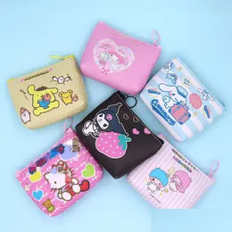 Other Festive Party Supplies New Arrival Pu Coin Wallet Cinnamoroll Melody Kuromi Mtifunctional High Quality Id Hold Drop Delivery Hom Dhc4E