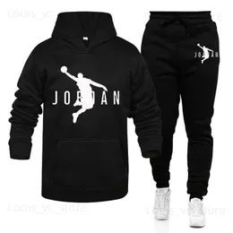 Men's Tracksuits 2023 best-selling brand men's autumn striped sweatshirt men's autumn casual pants men's No. 23 hoodie set gym jogging wear T230921