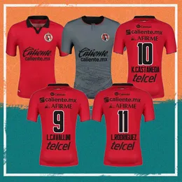 2023 Mexico Liga MX Club Tijuana Soccer Jerseys 23/24 Home Red Castillo Martinez Club Rodriguez Rivera B.