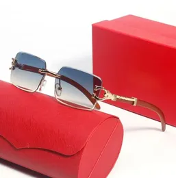 Herrkvinnorglasögon Fashion Gradient Enkel stor fyrkantig guldramstrand Driving Sports Solglasögon