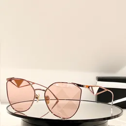 Designer-Sonnenbrille für Damen, UV400-Schutz, Echtglaslinse, goldfarbener Metallrahmen, zum Fahren, Angeln, Sonnenbrille mit Originalverpackung SPR50Z