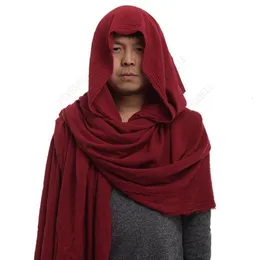 Scarves Vintage Pirate Scarf Medieval Hood Cloak Halloween Cosplay Middle Ages Mittelalter Shoulder Cowl 230920