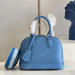 Размер сумки через плечо, сумка через плечо с тиснением Damier, женская стильная модная сумка в виде ракушки