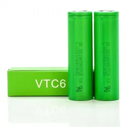 Högkvalitativ VTC6 IMR 18650 Batteri med grönt paket 3000mAh 30A litiumbatteri för Sony i lager