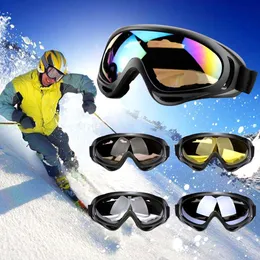 Ski Goggles 1Pc Winter Windproof Skiing Glasses Outdoor Sports Eyewear Dustproof Moto Cycling Lens Frame Sunglasses 230920