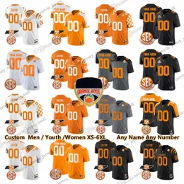 Camisa de futebol universitário do Tennessee Volunteers 6 Alvin Kamara 16 Peyton Manning 14 Eric Berry 1 Jason Witten 33 Jeremy Banks 2 Jabari Small 15 Jauan Jennings Milton III