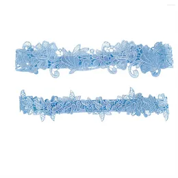 Подвязки, 2 шт., синий комплект подвязок, свадебные подтяжки, аксессуары для подарков (небесные) ремни