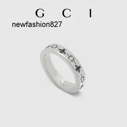 Bandringe Ring 925 Luxus Liebe Designer Verlobungsring Hohe Qualität Nicht verblassender Schmuck 2023 Neue Sommerfrauen Reise Party Geschenke Markenring