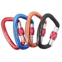 Carabiners 4PCS Aluminium Aluminium Karabiner Akcesoria sprzętowe obrotowy metalowy hak hak 230921