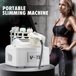 Fashion Design Portable Fat Reduction Vest Mermaid Line Training Lymphatic Detoxification Cavitation + RF + Vacuum 5 Handles CE Instrument