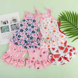 Kattdräkter tryck Sling Pet Dresses For Small Dogs Spring and Summer Sweet Puppy Dog Dress Fresh Floral Design Cat Kjol Söta husdjur Kläder HKD230921