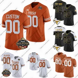 Custom NCAA College Texas Longhorns Football Jerseys Ricky Williams Brian Orakpo Quinn Ewers Cole Lourd Manning Maalik Murphy Joe Tatum Four Sports Jerseys