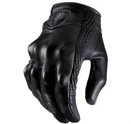 Top Guantes Glove Glove Real Leather Full إصبع الأسود Moto Met Moto Groucticle Gloves دراجة نارية التروس الواقية Motocross Glove2988293094