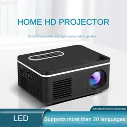 Projectors H90 Full HD LED Projector Home Theater Led Video Movie Projectors 1080P Smart Mini LED 1000 Lumens Built-in Speaker Projector L230923