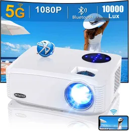 Projektoren WZATCO C6A 300 Zoll WIFI Smart 5G Full HD 1920 * 1080P LED-Projektor Android Video Proyector Heimkino Kino Spielen Spiel Beamer L230923