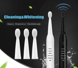 Powerful Electric Toothbrush Rechargeable 32000time/min Ultra Washable Electronic Whitening Waterproof Teeth Brush 4 Colors8125410
