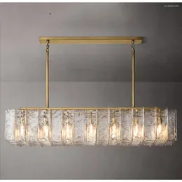 Chandeliers LED Pendant Lights Lattice Lustre Modern Retro Glass Brass Chrome Black Ceiling Lamp Living Room Dining