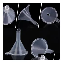 Other Kitchen Tools Transparent Mini Plastic Small Funnels Per Liquid Essential Oil Filling Funnel Bar Dining Tool Sn3246 Drop Deliv Dh3Gu