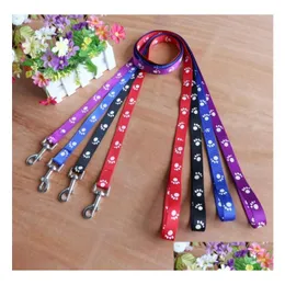Dog Collars Leashes Home Supplies 120Cm Long High Quality Nylon Pet Leash Lead For Daily Walking Sn2476 Drop Delivery Garden Dheir