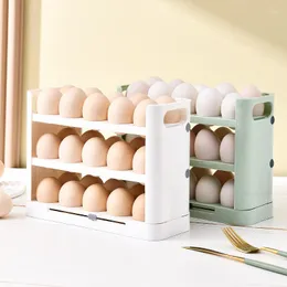 Kitchen Storage Box Preservation Finishing Egg Fantastic Refrigerator Side Door Holder Flip