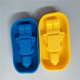 Stampo Lego in silicone per uso alimentare Super Big Robot Lego Stampo per torta fai da te Strumenti per decorare torte fondente per cucina sala da pranzo bar220i