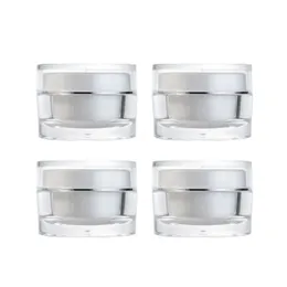 30-ml-Kosmetik-Kunststoffglas, 1-Unzen-Acryl-Gesichtscreme-Verpackungsgläser mit Deckel