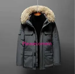 designer Canadian Mens Down Parkas womens Jackets Winter Work Clothes Jacket Outdoor Thickened Fashion Warm Keeping Couple Live Broadcast Coat Goode gooses down