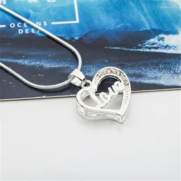 Chains RONGQING 12Pcs/lot Love Necklaces & Pendants For Women Fashion Jewelry Birthday Friends Gifts 2023