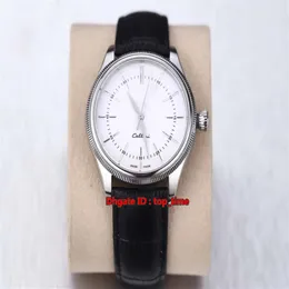 4 style New Cellini Time 39mm Miyota 8215 Automatic Mens Watch 50509 Stainless Steel Sapphire White Dial Leather Strap Gents Watch252R