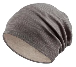 Winter Hats for Women Beanies Cotton Blended Hip Hop Caps Slouch Warm Hat Festival Unisex Turban Cap Solid Color Bonnet Hats K03582052275