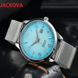 Tendenza aziendale coppia di orologi di design di fascia alta Uomo Donna Cronografo serie di colori cocktail maglia completa di acciaio inossidabile Top europeo 212C