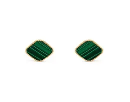 Clover Earrings Vintage Alhambras 4 Leaf Stud Earrings 18 Style Butterfly Motherofpearl Diamond Agate Turquoise Not Fade Earring7242011