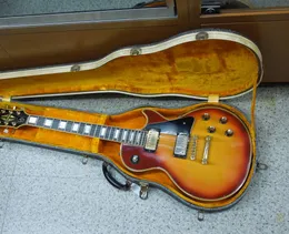 Electric Guitar Paul Custom 1975 Cherry Sunburst